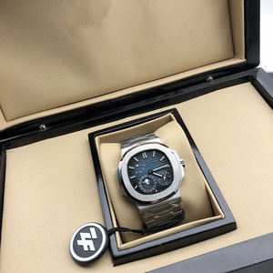 Reloj Automático de Lujo ZF para Hombre de 40 mm con Diamantes Creados en Laboratorio, Chapado en Oro 904L, Cristal de Zafiro, Calendario, Fase Lunar y Reserva de Marcha - Product Image 4