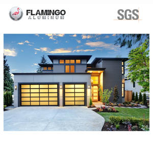 2024 Offre Spéciale porte roulante compacte en alliage d'aluminium porte de <span class=keywords><strong>garage</strong></span> sectionnelle automatique isolée conception coulissante de Chine - Product Image 1