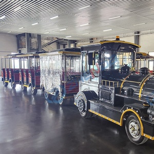 Customized Seats Indoors Resort Fun Kids Electric <b>Outdoor</b> Tourist <b>Train</b> Trackless <b>Train</b> Amusement <b>Train</b> Ride on Sale - Product Image 5