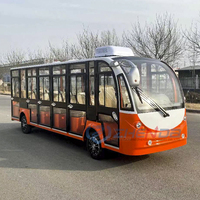 Vente directe d'usine, bus touristique de luxe à quatre roues, fermé, 17 places, bus touristique électrique