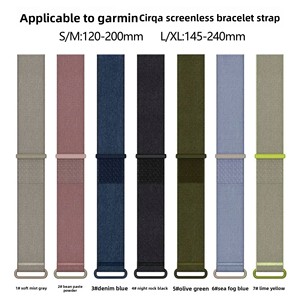 <span class=keywords><strong>Bracelet</strong></span> de remplacement respirant en nylon pour Garmin Cirqa, <span class=keywords><strong>bracelet</strong></span> de montre souple pour Garmin Cirqa - Product Image 4