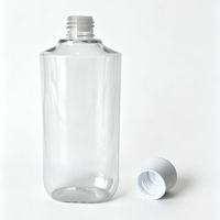 PET Kunststoff-Flasche Leerer Kosmetikbehälter mit Anpassbarer Farbe Schraubverschluss für Hautpflege-Lotion Ätherisches Öl 200ml 300ml
