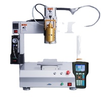 Machine de distribution d'adhésif automatique à 3 axes pour bureau, avec composants de base à roulements, pour l'assemblage industriel de cartes de circuits imprimés et contrôleur PLC
