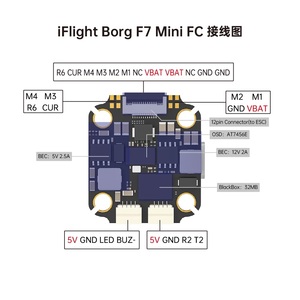 IFlight Borg Mini F7 Stack 4-8S Contrôleur de vol 60A ESC Brushless Intégré ELRS 2.4G 20x20 <span class=keywords><strong>FPV</strong></span> Fly Tower <span class=keywords><strong>pour</strong></span> <span class=keywords><strong>Drone</strong></span> RC - Product Image 5