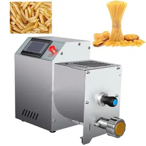 Yeni durum ve erişte tipi makarna makinesi farklı kalıplar spagetti makarna hamuru yapımcısı içi boş tüp erişte şekillendirme makinesi