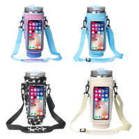 Sac isotherme portable en néoprène pour bouteille d'eau en acier inoxydable avec sangle réglable – Vente en gros