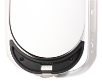 Haut-parleur mural V ABS avec sortie 40W 8ohm pour applications vocales et musicales dans un haut-parleur mural transparent