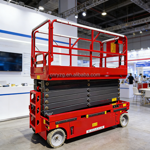 Échafaudage électrique miniature RONGYU 4M avec une hauteur maximale de 3,9 m et une capacité de 230 kg, facile à utiliser pour les travaux en espace restreint - Product Image 1