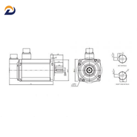 Servomotor Delta de 2KW, 2000 RPM, 400V, 2kW, 2 RPM, 2 V, 2 V, 2 V, 2kW, 2 RPM, 2 V, 2 V, 2 V, 1 unidad