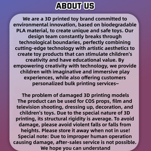 Figurine de dragon en plastique PLA imprimée en 3D avec yeux simulés et articulations mobiles, décoration de bureau, jouet anti-stress pour l'anxiété, le TDAH, la maison et le bureau - Product Image 6