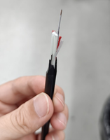Cables de Comunicación de Fibra Óptica Aérea FTTH Drop ADSS, Fibra Óptica ADSS 200m 48FO, Cable Óptico de 12, 24, 96 Hilos G652D 4KM 15km