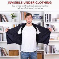 Correcteur de posture pour hommes et femmes, attelle confortable pour le haut et le dos, support réglable pour le dos