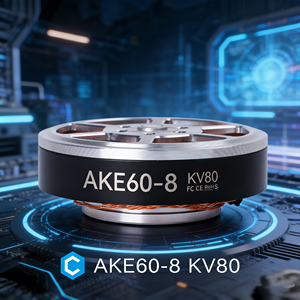 คิวบ์มาร์ส AKE80-8 KV30 ตัวกระตุ้นแบบกึ่งไดเร็คไดรฟ์กันน้ำ FOC แรงบิดสูง สำหรับหุ่นยนต์และระบบอัตโนมัติ - Product Image 1