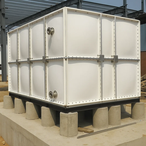 Tanque de Agua de Fibra de Vidrio de Grado Industrial, Configuración de Panel Reforzado, Tanque de Agua Seguro para Agua Potable - Product Image 6