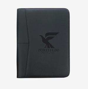 Portafolio Ejecutivo Personalizado con Cierre, Organizador de 30 Páginas de Cuero PU para Regalo Corporativo o Empresarial - Product Image 1