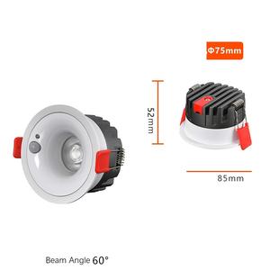 12W 18W fábrica <span class=keywords><strong>de</strong></span> alta calidad <span class=keywords><strong>precio</strong></span> al por mayor barato empotrado Sensor COB abajo <span class=keywords><strong>luz</strong></span> Panel techo foco - Product Image 6