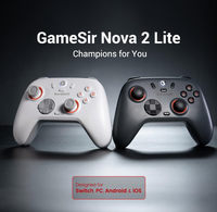 Manette sans fil GameSir Nova Lite 2 Switch avec effet Hall pour Nintendo Switch, iPhone, téléphone Android, PC, joystick