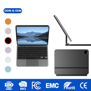คีย์บอร์ดแม่เหล็กไร้สาย Laudtec CNC อลูมิเนียม สำหรับ iPad Air (2025) 11 นิ้ว M3 พร้อมแทร็คแพดกระจก เคสกันน้ำบางเฉียบ - Product Image 1