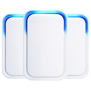 Clarifion Lot de 3 Ioniseurs d'Air à Ions Négatifs Fonctionnement Silencieux Contrôle Tactile Éliminateur d'Odeurs, de Fumée, de Poussière et d'Animaux pour Chambre et Bureau - Product Image 1