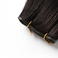 Extensions de cheveux humains Remy Genius Weft, mèches lisses pour salon, pour allongement de cheveux