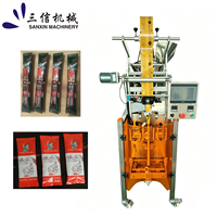 Machine de remplissage de poudre à vis sans fin entièrement automatique SX-240F pour sacs plastique/papier, industrie chimique, scelleuse dorsale, modes de découpe multiples