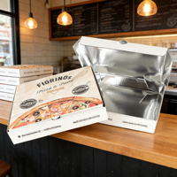 Boîtes à pizza personnalisées en gros avec logo, boîtes à pizza imprimées sur mesure, boîte à pizza à emporter, emballage pour restauration rapide