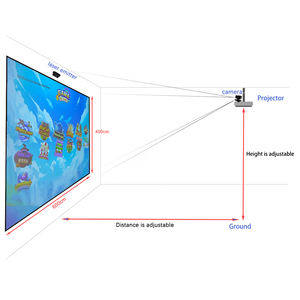 <span class=keywords><strong>Jeu</strong></span> de football virtuel interactif et immersif multifonctionnel avec buts à frapper – Terrain de sport interactif virtuel - Product Image 5