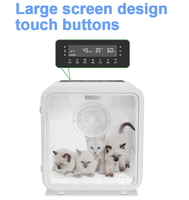Personnalisé prix d'usine 72L grande capacité chat silencieux chaud Cool House Smart APP contrôle boîte de séchage de poils d'animaux