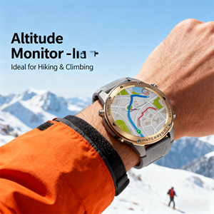 2025 <strong>Best</strong> Selling <strong>AMOLED</strong> <strong>Display</strong> GPS Sport <strong>Smartwatch</strong> for Men Fashionable 5ATM 500mAh BT <strong>Call</strong> Features IOS Compatible - Product Image 3