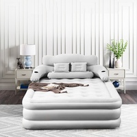 Nouveau produit : Matelas gonflable double, surélevé, pliable, pour la maison et la chambre, simple et pratique