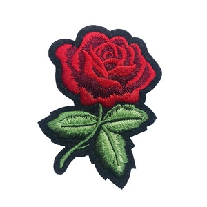 Tùy chỉnh Rose Camellia đính thêu hoa vá - Product Image 5