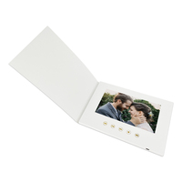 Impresión Personalizada de Tarjetas de Invitación Digitales con Pantalla LCD IPS de 4.3/5/7 Pulgadas, Tarjeta de Felicitación con Video, Libro de Video para Bodas, Folleto de Video