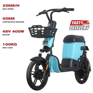 EEC skuter listrik Scootersrcb tahan lama, skuter listrik 48v 400w 25km/jam untuk dewasa