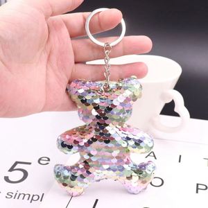 Lindo Llavero de Panda Rojo con Lentejuelas y Estrellas, Llavero de Animalito para Damas, Regalo para Mamá, Colgante para Coche, Bolso o Accesorio para Chicas - Product Image 2