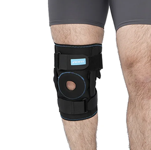 Rodilleras ortopédicas médicas ajustables Soporte <span class=keywords><strong>Ortesis</strong></span> <span class=keywords><strong>articulada</strong></span> Rodillera con doble bisagra - Product Image 6