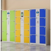 Casier de stockage de bagages intelligent et automatique pour l'extérieur, avec code QR, pour aéroports, gymnases, plages, livraison et supermarchés, avec fonction de location.