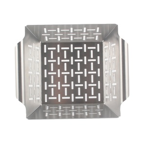Cestas para parrilla, cesta para asar verduras de alta resistencia también para carne de pescado y camarones, adecuada para todas las parrillas, barbacoa y ahumadores - Product Image 1