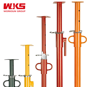 Puntal de Acero Ajustable para Andamios de Construcción, Puntal Acrow Ajustable Galvanizado para Soporte de Placa de Apuntalamiento - Product Image 2