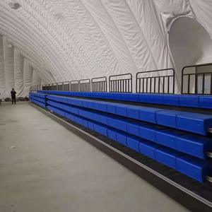 مدرجات تلسكوبية مجوفة أوتوماتيكية من مادة HDPE بسعة 200 كجم مقاعد ملعب متحركة آمنة بتصميم مرن - Product Image 2