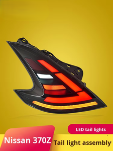 Pour Nissan 370Z 13-19 modèles Z34 assemblage de feu arrière état de lentille claire modifié LED clignotants à flux dynamique Plug Play - Product Image 4
