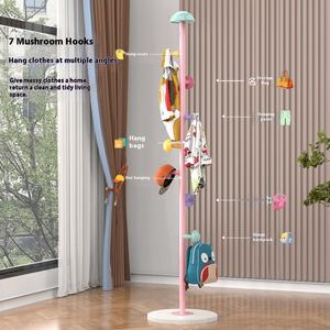 Moderno appendiabiti a canna singola semplice in metallo a fungo appendiabiti per camera da letto, - Product Image 1