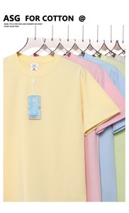 T-shirt Uomo <span class=keywords><strong>Tech</strong></span> a Maniche Corte Stile Americano di Tendenza, 240g, Tinta Unita, in Sorona, Vestibilità Ampia Vintage, Antibatterica, Asciugatura Rapida - Product Image 3