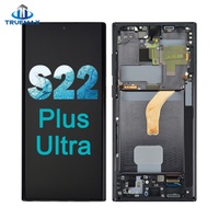 Écran LCD de remplacement pour Samsung Galaxy S22, S22 Ultra, S22 Plus, S23, écran Super AMOLED sans cadre