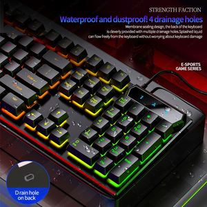 V4 Mechanical Hand Game Keyboard With Wired Backlight USB <b>Computer</b> <b>Accessories</b> - Product Image 4