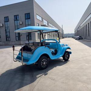 Voiture électrique vintage haut de gamme 8 places, 5 kW, batterie au lithium, certifiée CE, chariot de tourisme de luxe pour sites touristiques - Product Image 3