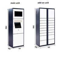 Armoire intelligente de livraison de colis extérieure personnalisée