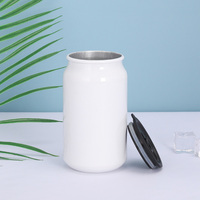 Gobelet en aluminium Trade Direct, élégant et simple, avec anse de traction, design créatif type canette de cola, logo personnalisé, vente en gros