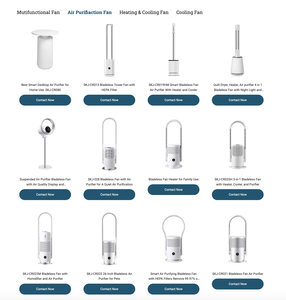 Nouveau <span class=keywords><strong>purificateur</strong></span> d'air avec humidificateur générateur d'ions négatifs pour <span class=keywords><strong>purificateur</strong></span> d'air <span class=keywords><strong>ventilateur</strong></span> intelligent sans lames télécommande silencieuse - Product Image 6