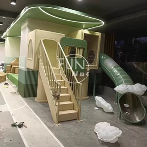 Attrezzature per Parchi Divertimento Indoor per Bambini Playhouse Morbida in Legno Progettazione Gratuita Piccolo Parco Giochi per Bambini da Interno - Product Image 1