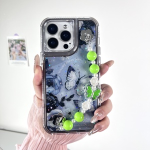 <span class=keywords><strong>Custodia</strong></span> per telefono con catenina Glitter epossidica lucida per Huawei <span class=keywords><strong>Honor</strong></span> X6C X7D 4G 5G X7C 400 5G 400 <span class=keywords><strong>lite</strong></span> - Product Image 2